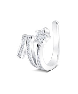 Shining Stars Silver Ear Cuff EC-1176